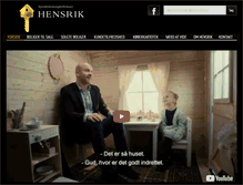 Tablet Screenshot of hensrik.dk